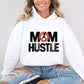 Mom Hustle White Hoodie