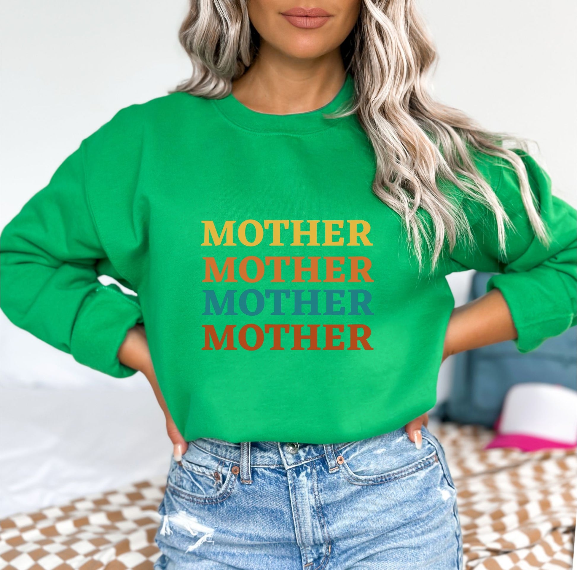 Mother Irish Green Sweatshirt