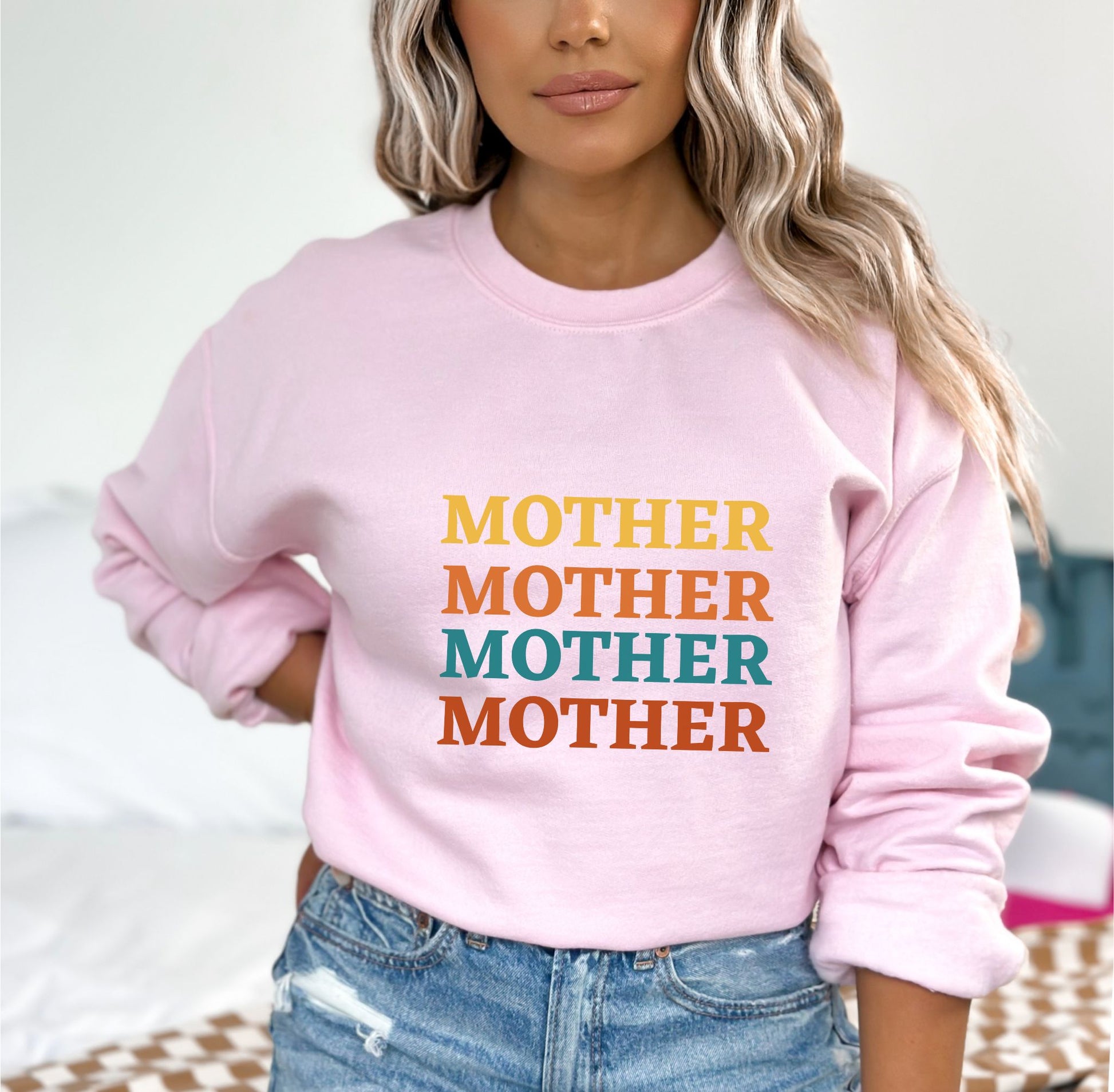 Mother Light Pink Sweatshirt