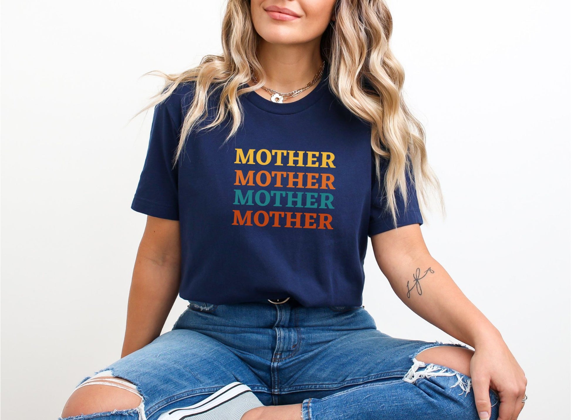 MotherT-Shirts-Navy