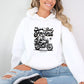 My Best Friend Motorcycle White Hoodie