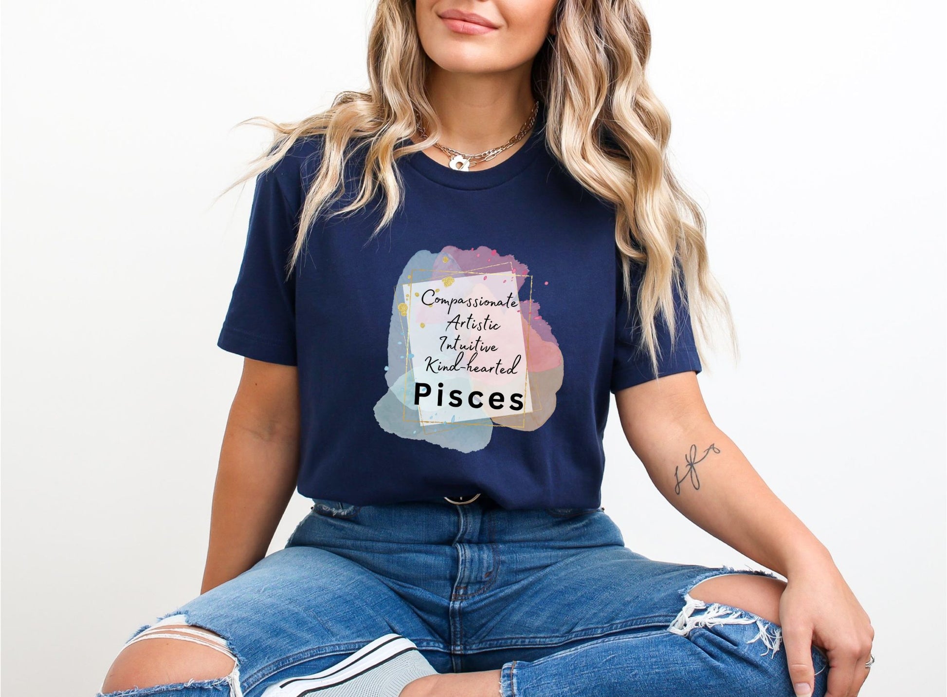 Navy Pisces T-Shirts for the Dreamers