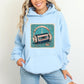 Old School Jams Light Blue Hoodie