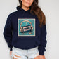 Old School Jams Navy Hoodie