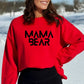 Red Mama Bear Sweatshirt