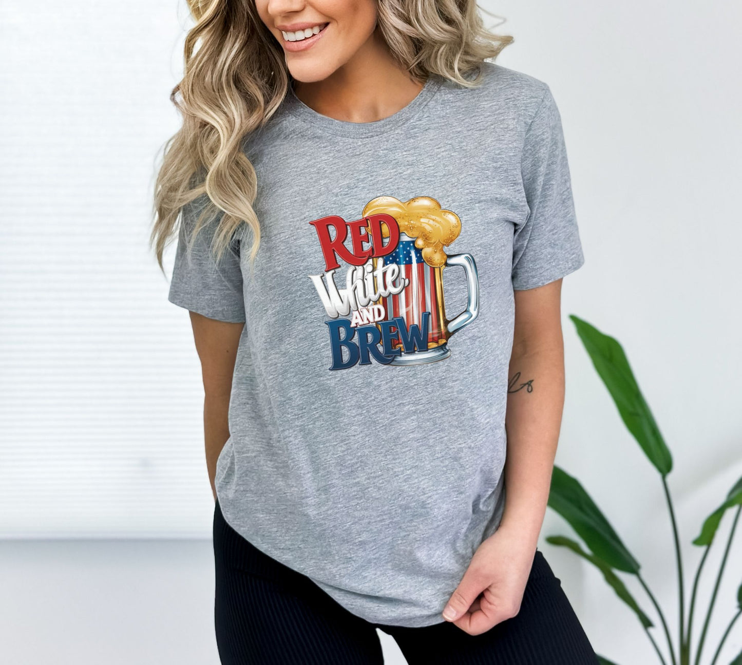 RedWhite and Brew Athletic Heather T-Shirt