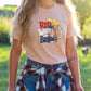 Red White and Brew Heather Peach T-Shirt