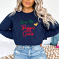 Same Me Bigger Goals Navy Sweatshirts