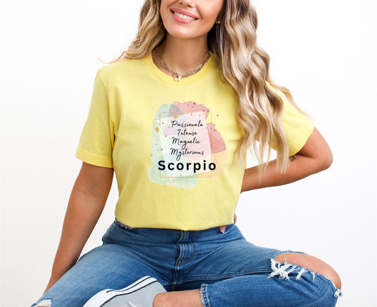 ScorpioT-Shirt-Yellow