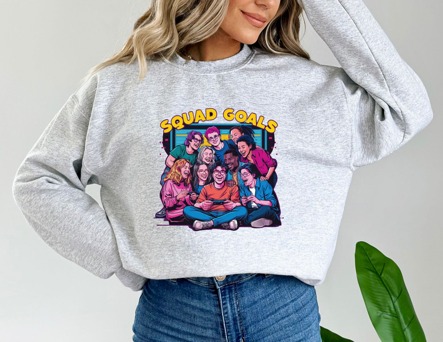 Squad Goals Ash Sweatshirt