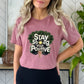 Stay Strong Stay Positive Heather Mauve T-Shirt