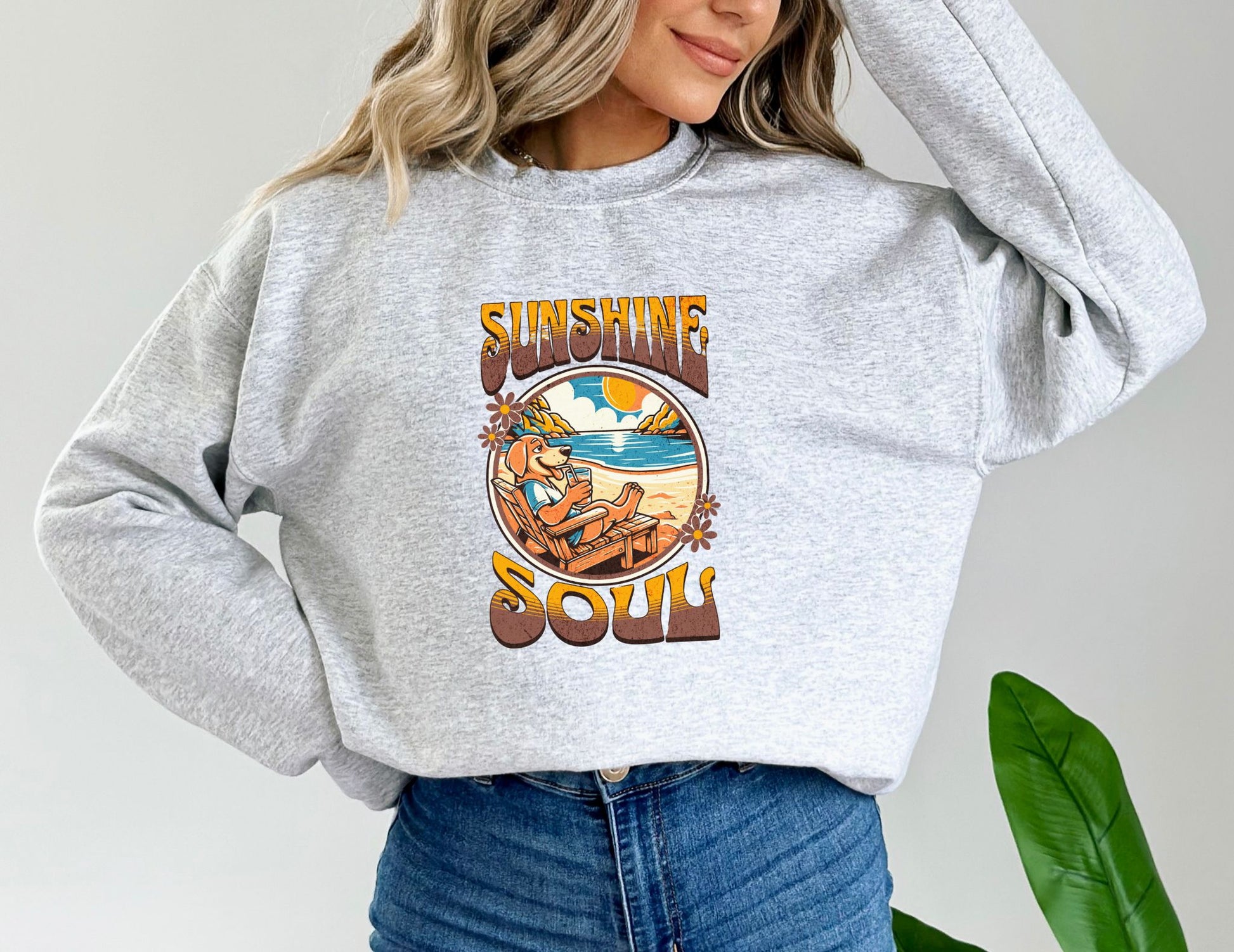 Sunshine Soul Ash Sweatshirt