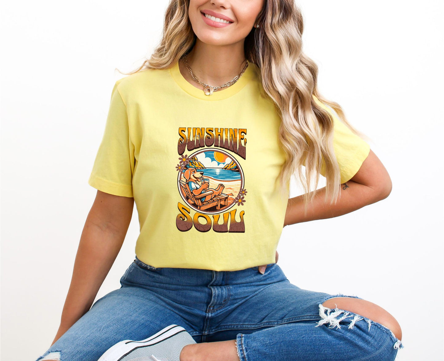 Sunshine Soul Yellow T-Shirt