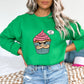 Sweet But Psycho Cupcake Irish Green Sweatshirt