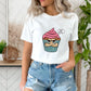 Sweet But Psycho Cupcake White T-Shirt