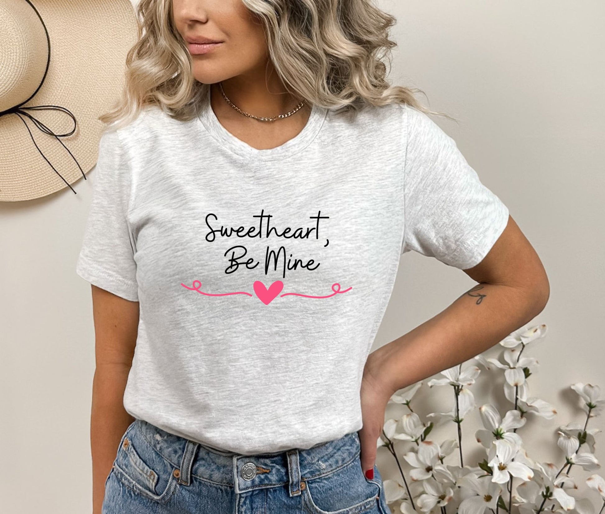 SweetHeart Be Mine Ash TShirt