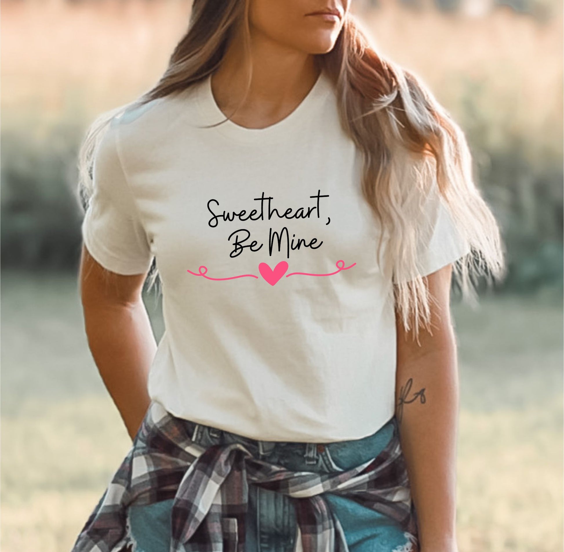 SweetHeart Be Mine Soft Cream TShirt