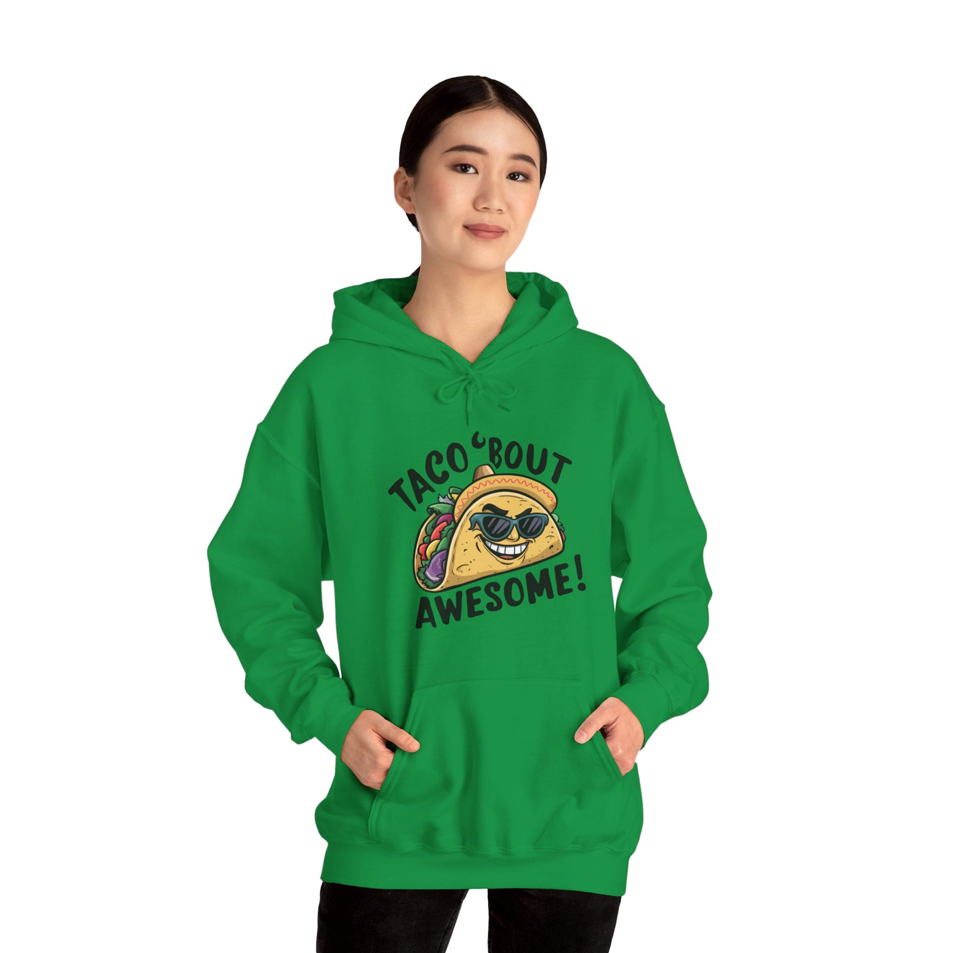 Taco 'Bout Awesome Irish Green Hoodie