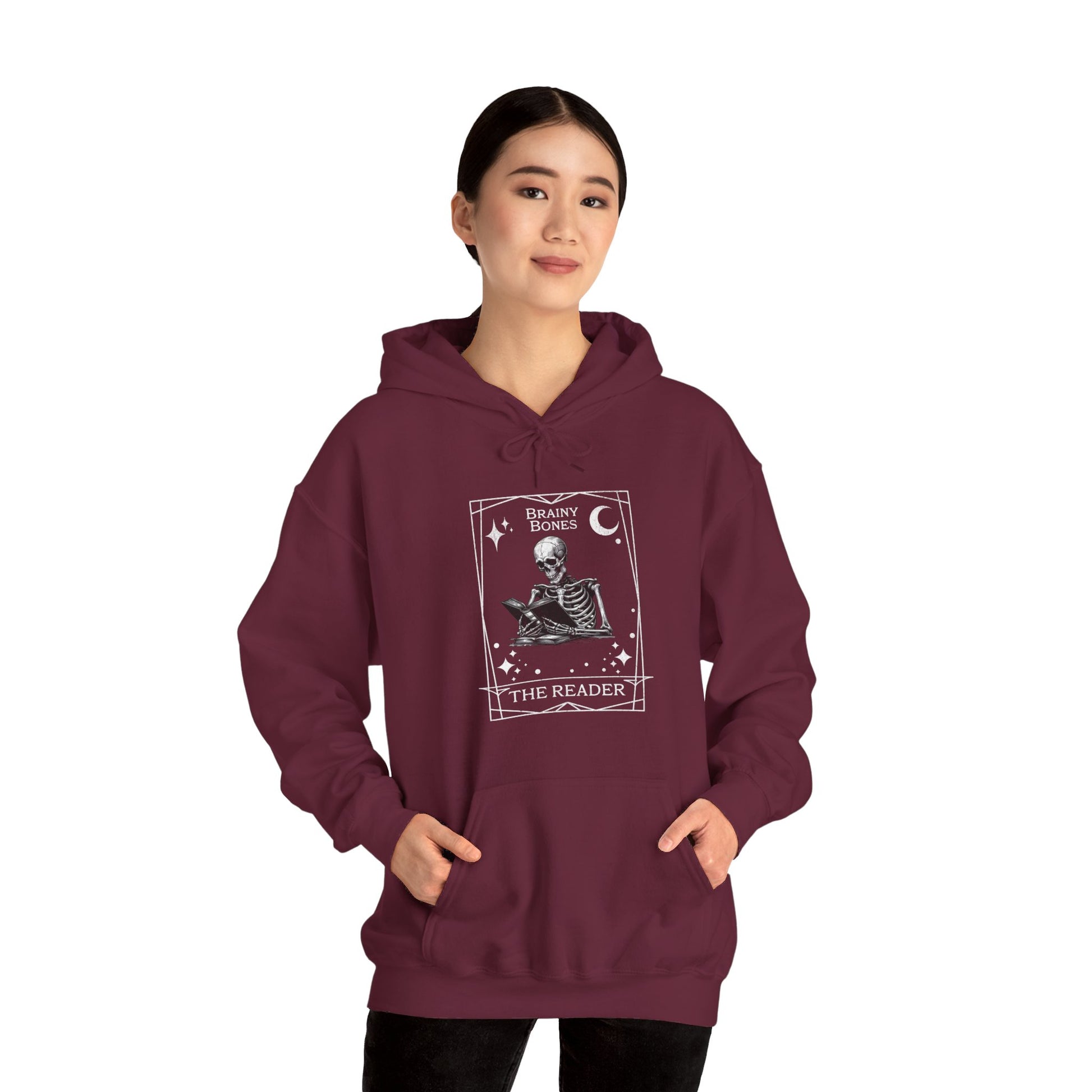 The Reader Maroon Hoodie