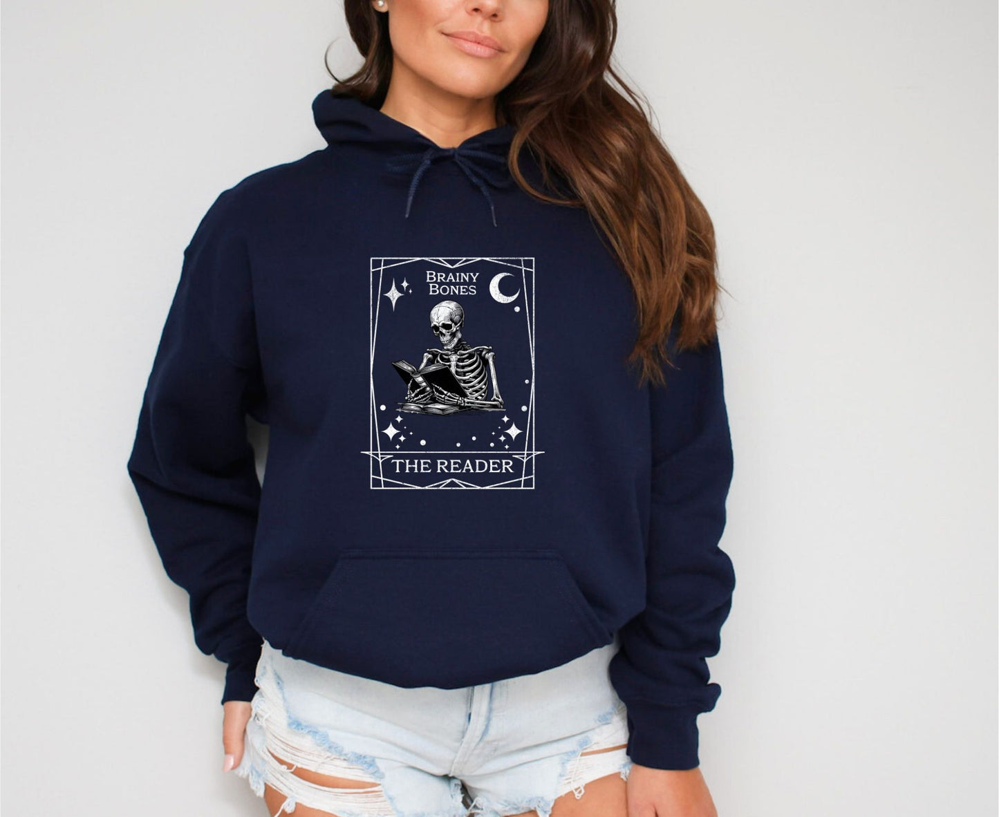 The Reader Navy Hoodie