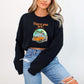 There You Are Sunshine Black Sweatshirt