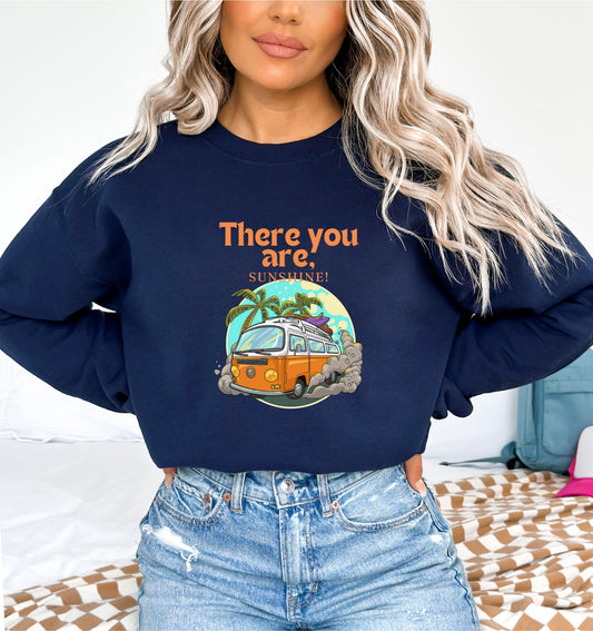 There You Are Sunshine Navy Sweatshirt