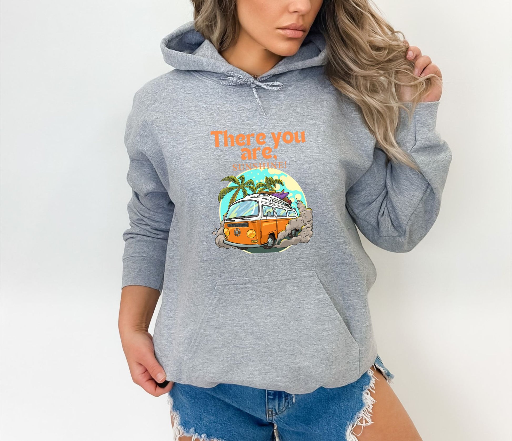 There You Are, Sunshine Sport Grey Hoodie