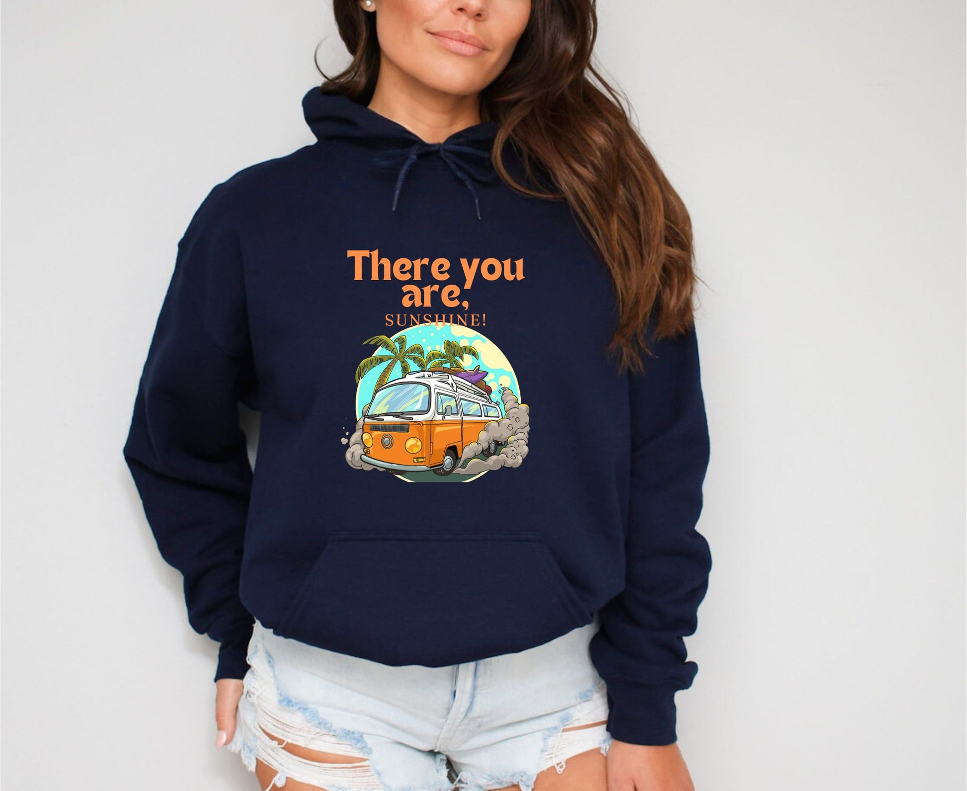 There You Are, Sunshine Navy Hoodie