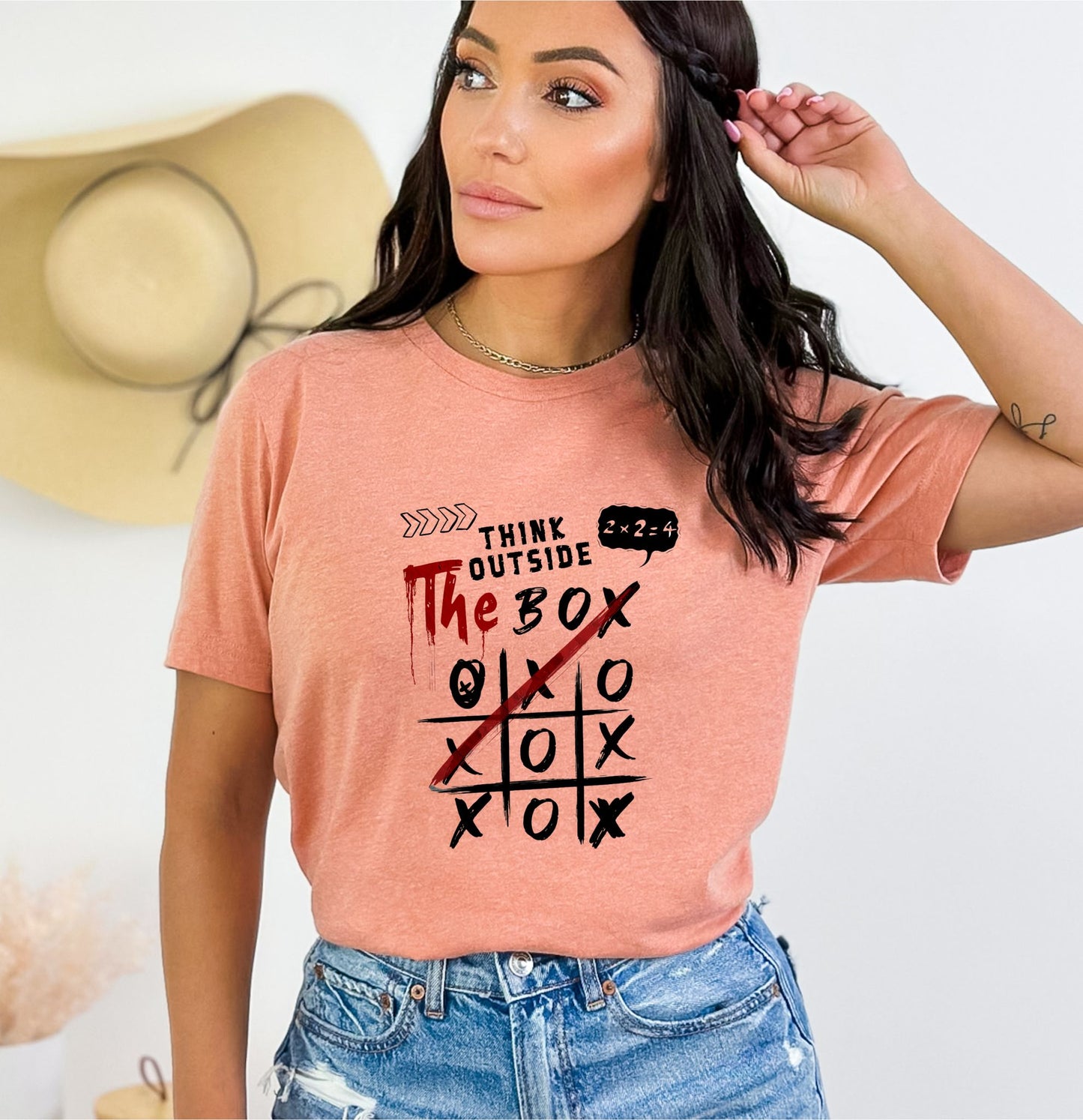 Think Outside the Box Heather Sunset T-Shirt