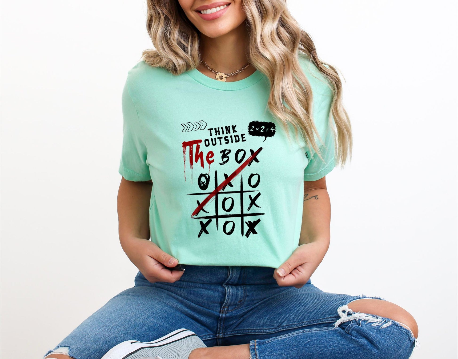 Think Outside the Box Mint T-Shirt