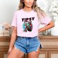 Tipsy Bones Soft Pink T-Shirt