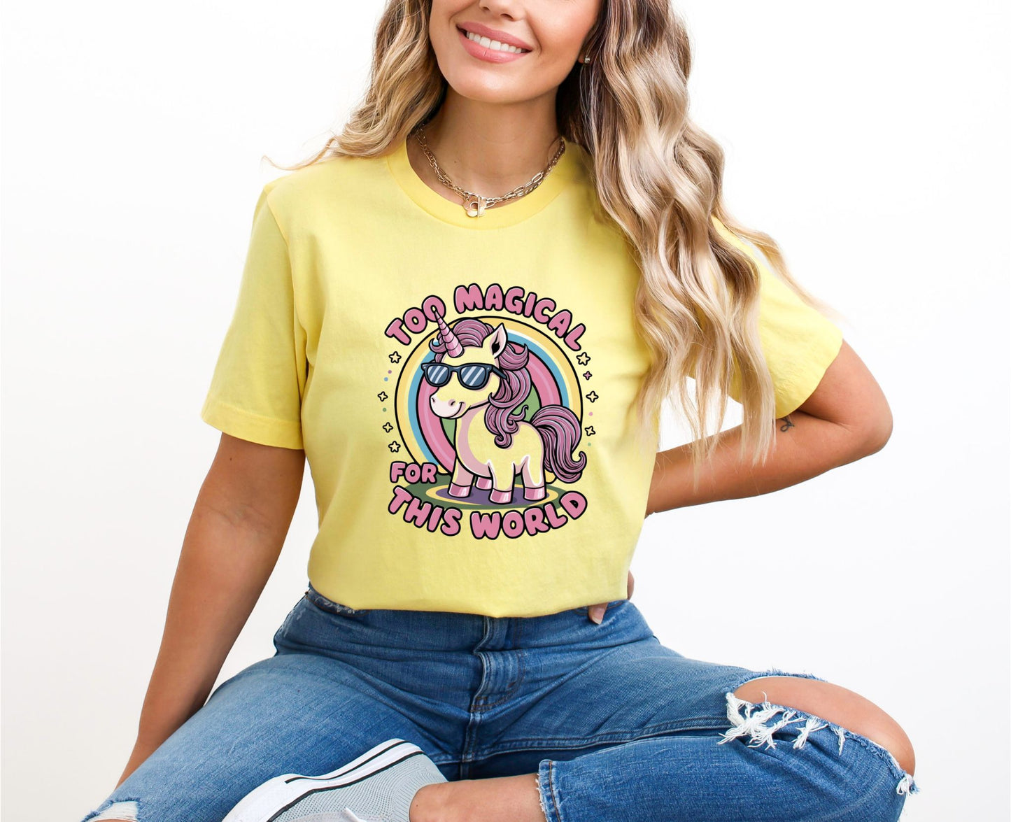 Too Magical for this World Yellow T-Shirt