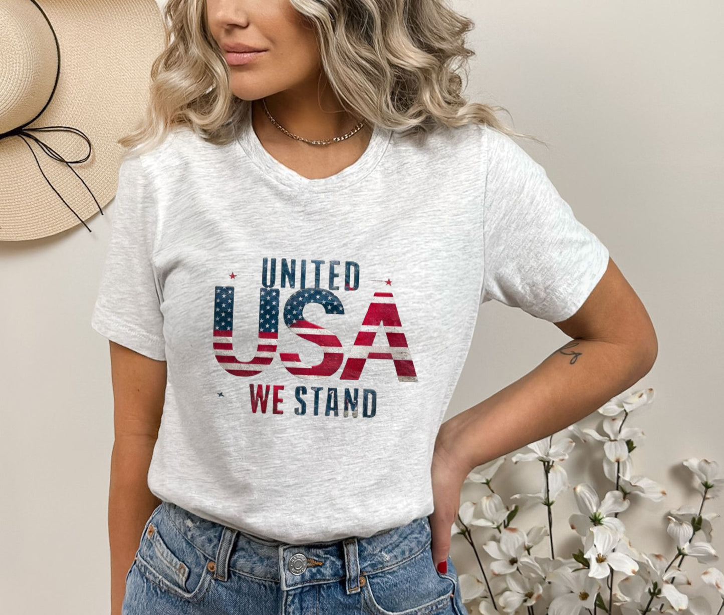 Proudly Wear the United We Stand T-Shirt - Celebrate American Spirit