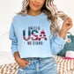 United We Stand Light Blue Sweatshirt