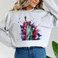 Vibrant Statue of Liberty Ash Sweatshirt