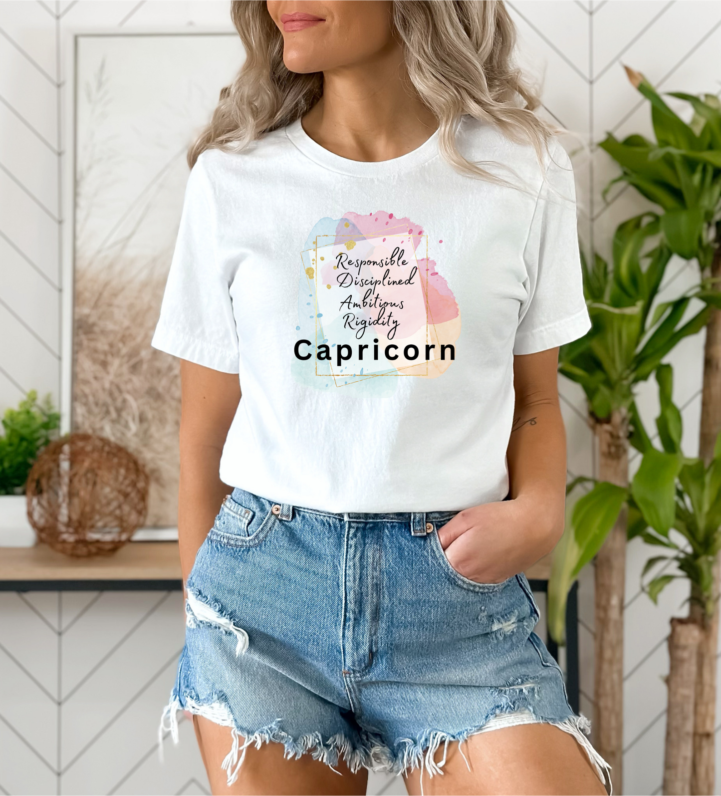 White Capricorn Shirt