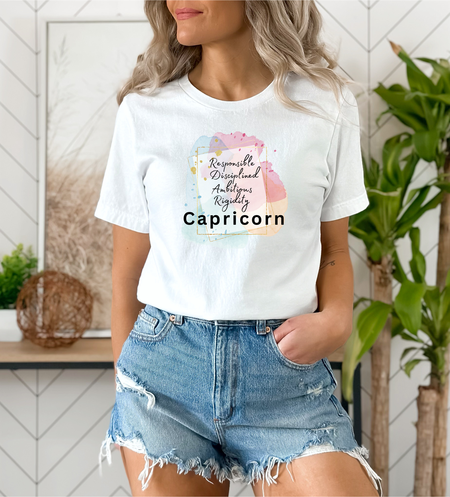 White Capricorn Shirt