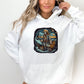 White Halloween Skull Pirate Hoodie