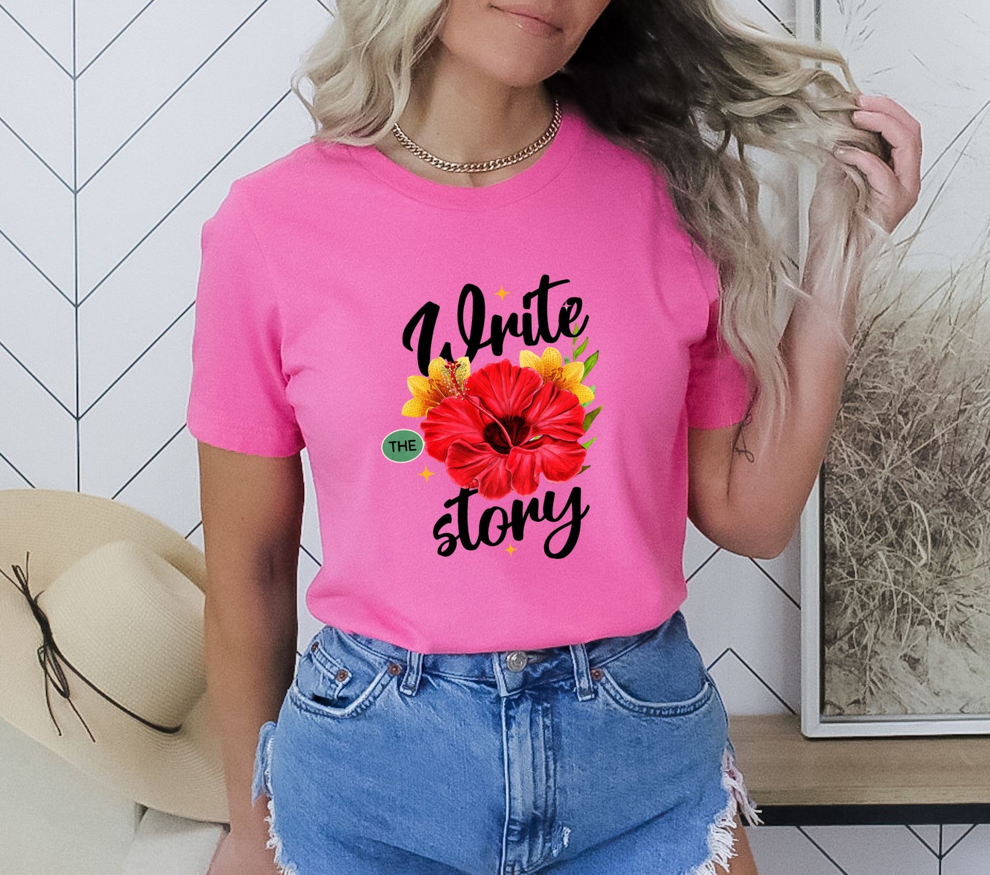 Write the Story Charity Pink T-Shirt