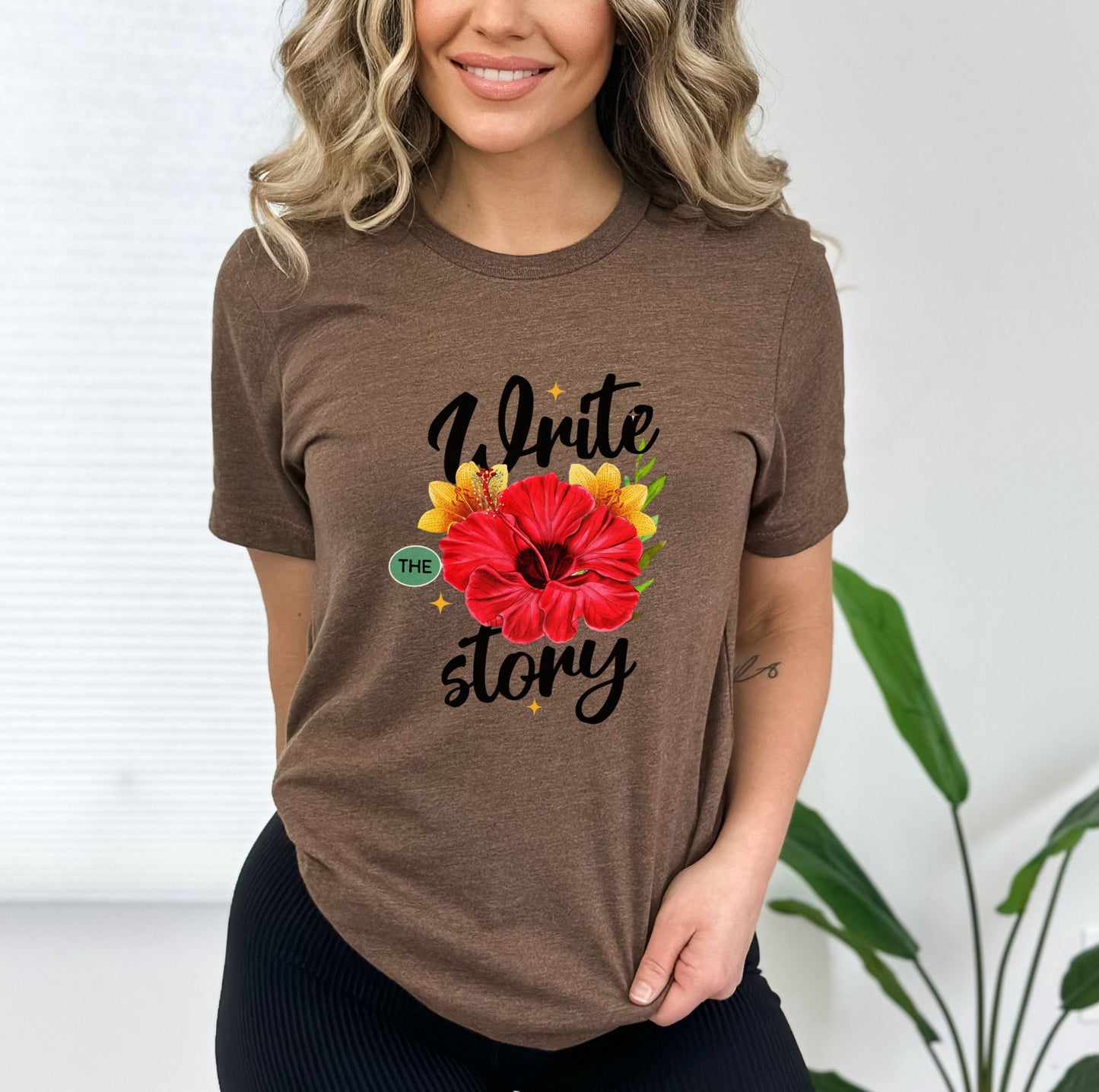 Write the Story Heather Brown T-Shirt