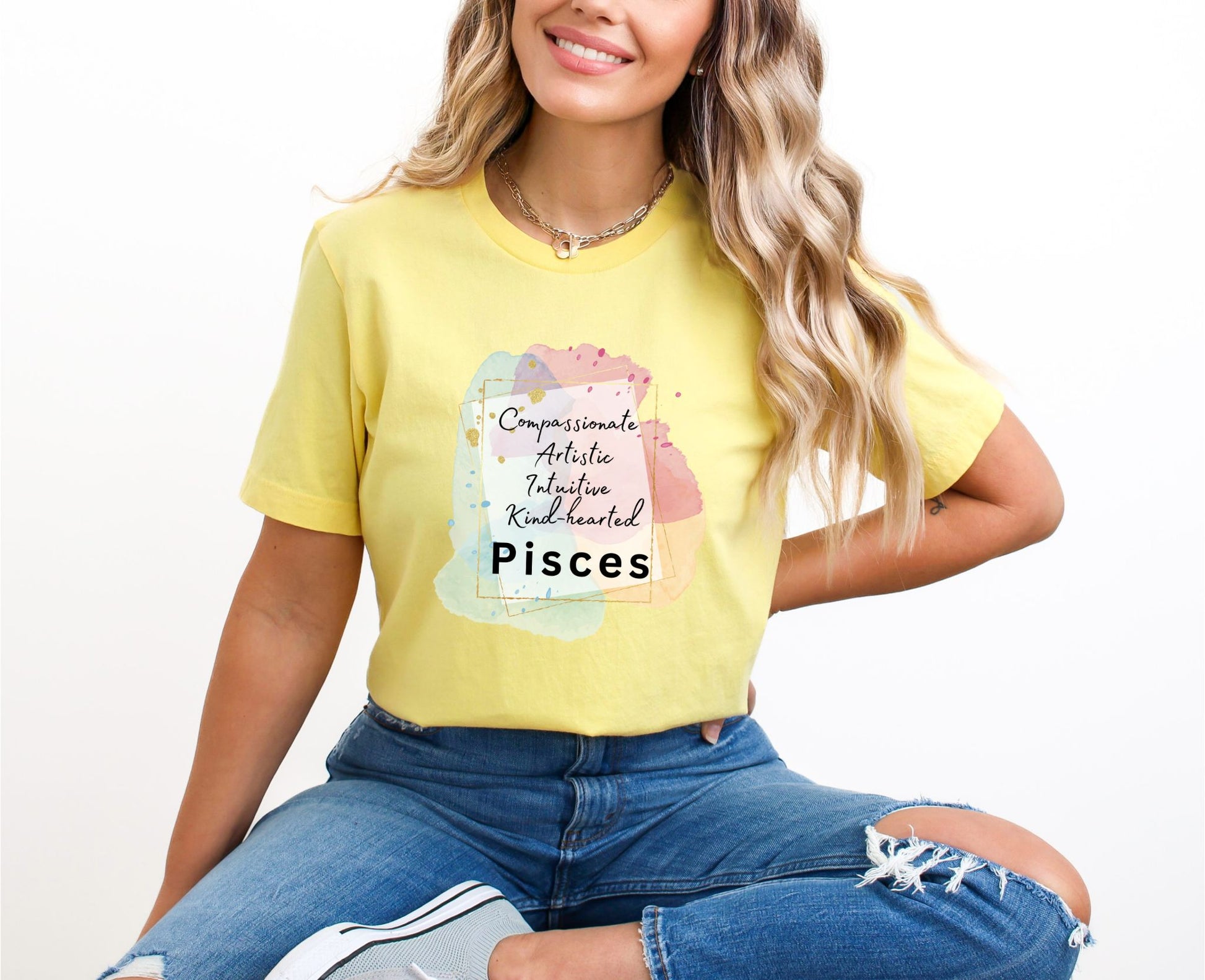 Yellow Pisces T-Shirts for the Dreamers