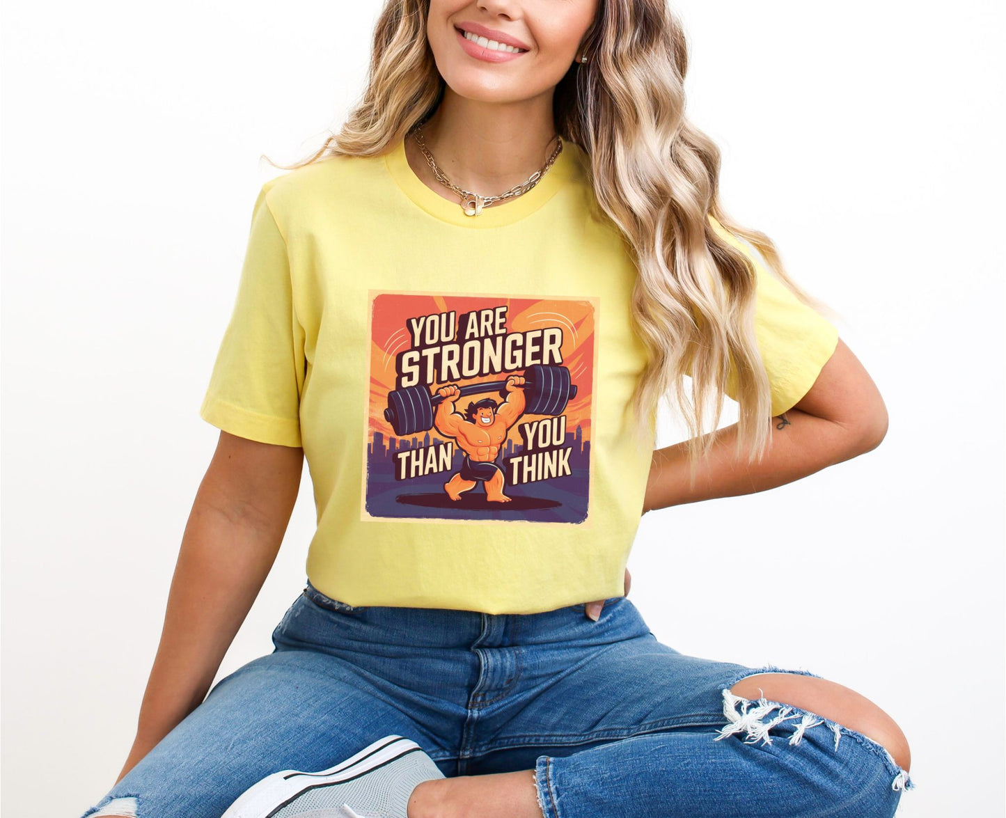 You Are Stronger Than You Think Yellow T-Shirt