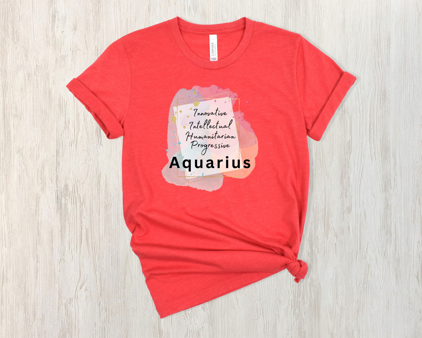 Heather Red Aquarius Shirt