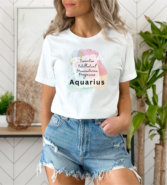 White Aquarius Shirt