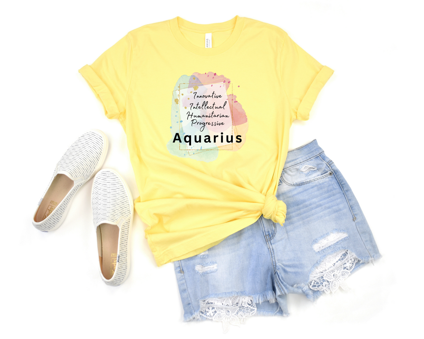 Yellow Aquarius Shirt