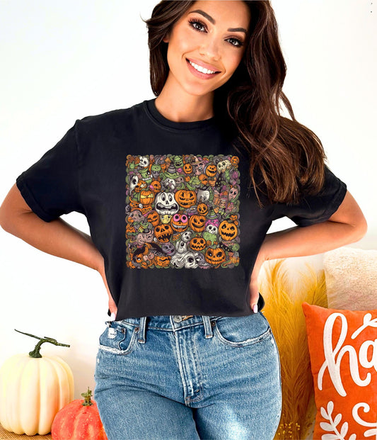      black halloween shirt