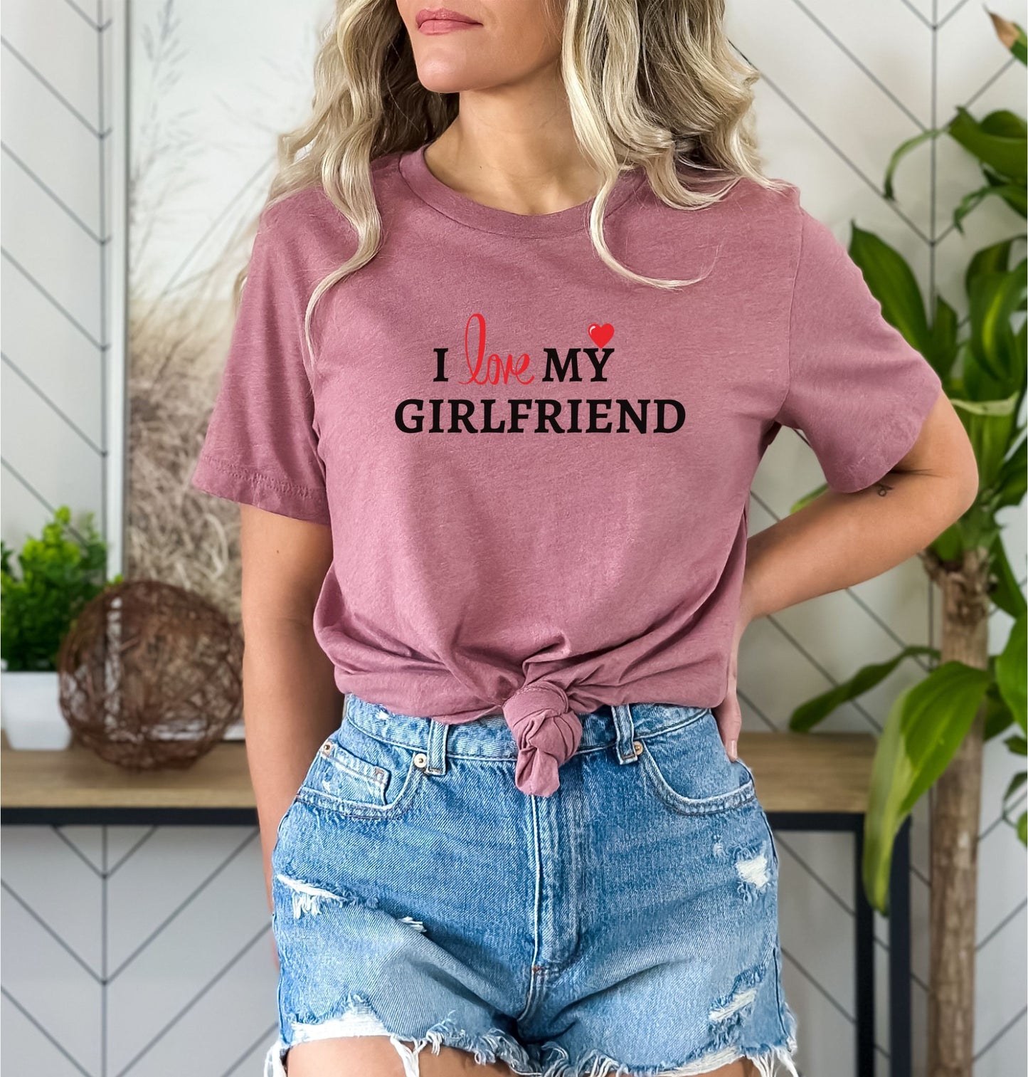 Celebrate Love in Style with "I love My Girlfriend" T-Shirt