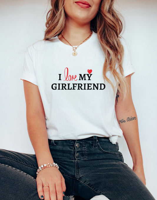 Celebrate Love in Style with "I love My Girlfriend" T-Shirt