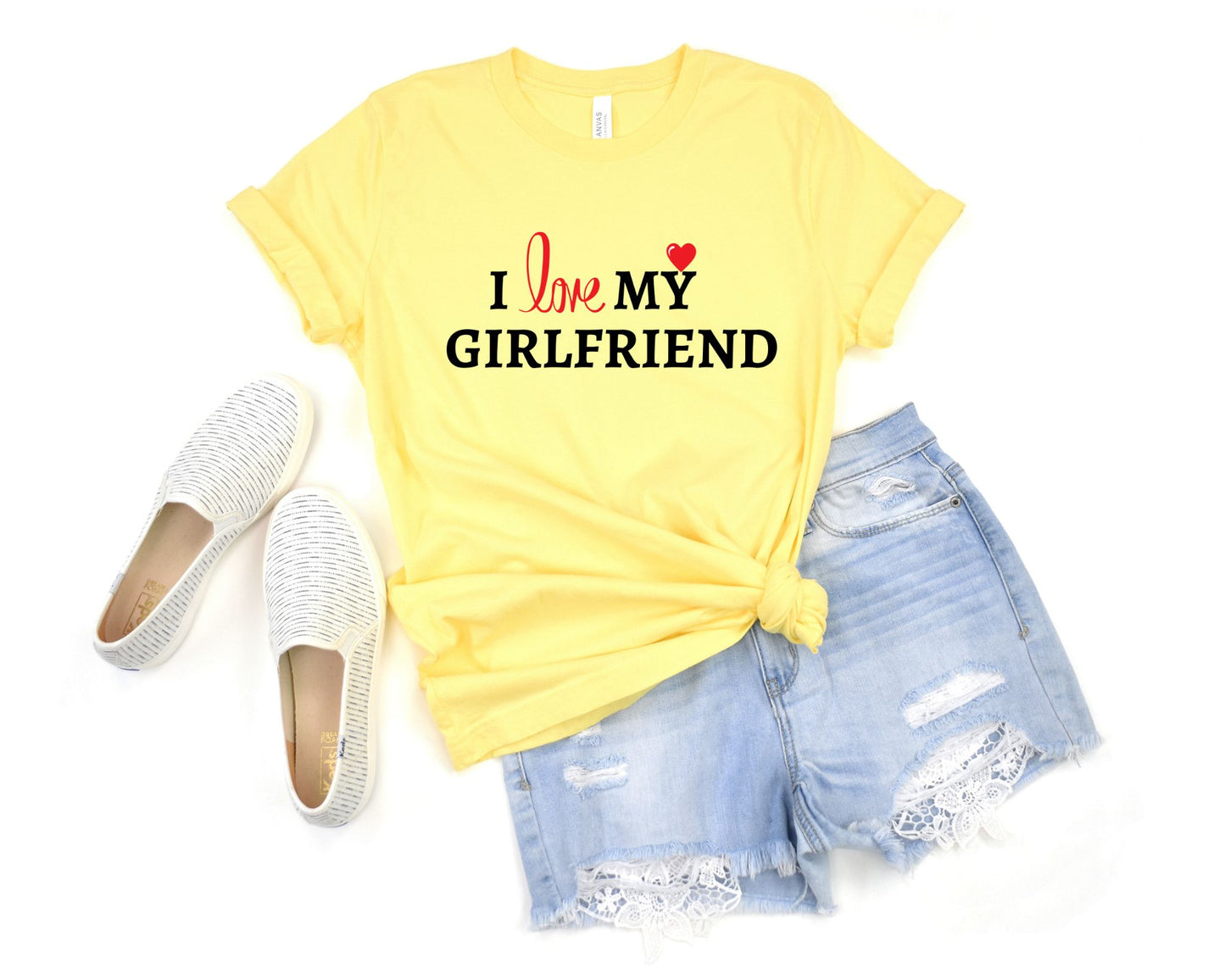 Celebrate Love in Style with "I love My Girlfriend" T-Shirt