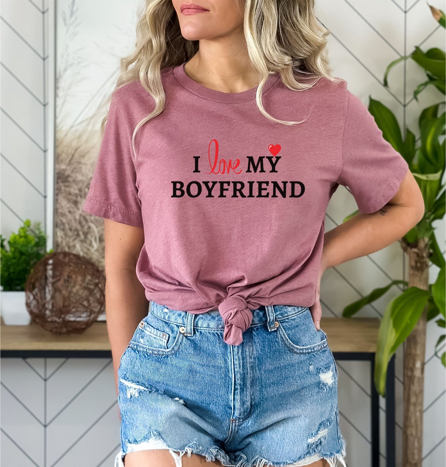 Express Your Love: I Love My Boyfriend T-Shirt